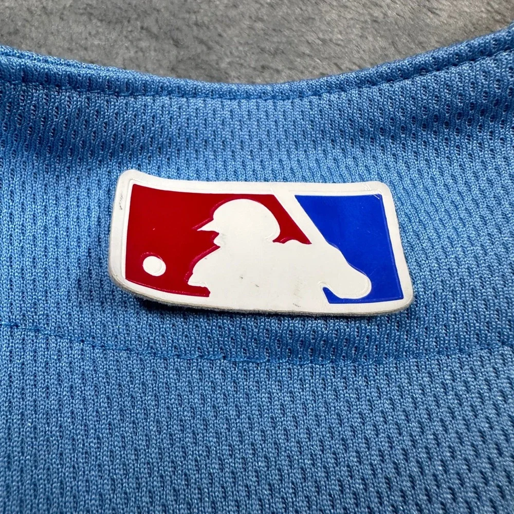Nike Philadelphia Phillies Bryson Stott 5 Powder Blue Jersey Mens XL Throwback